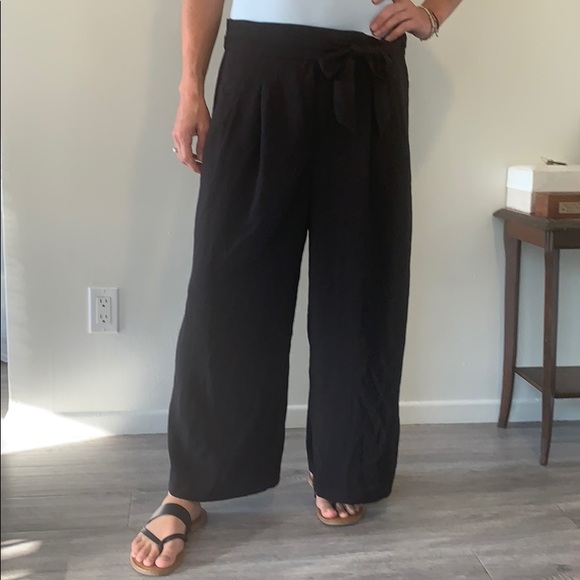 Black wide leg dress pants - Picture 2 of 4